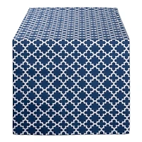 DII® 108" Nautical Blue Lattice Table Runner