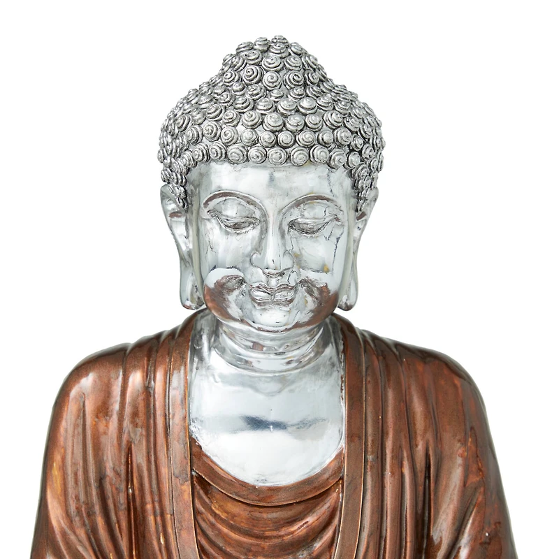 Copper Polystone Eclectic Sculpture, 16" x 12" x 9"