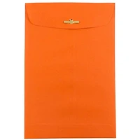 JAM Paper 6" x 9" Orange Open End Catalog Recycled Envelopes