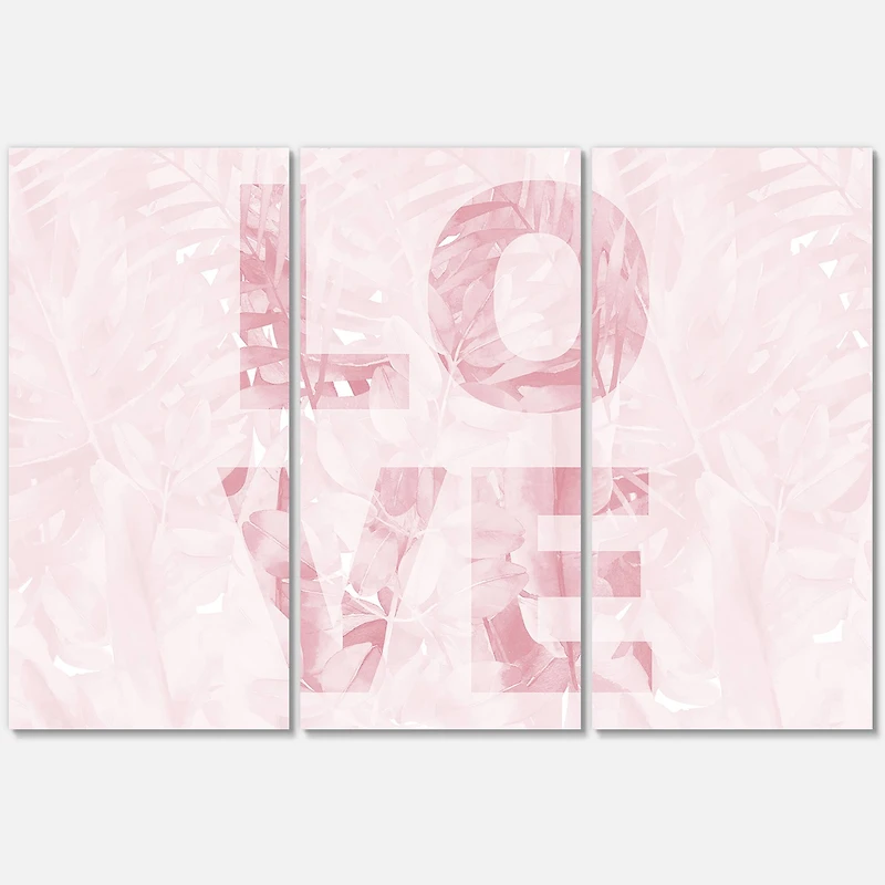 Designart - Pink Pastel Love