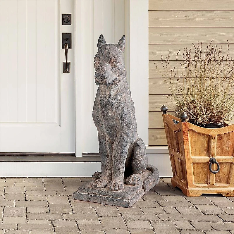 Design Toscano 32" The Great Dane Sentinel Quiet Strength Dog Statue