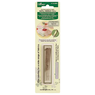 Clover Fine-Weight Felting Tool Replacement Needles