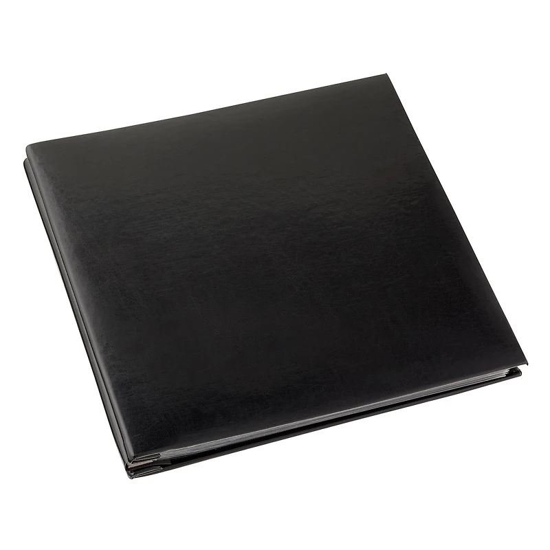 Black Mega Faux Leather Scrapbook  by Recollections®