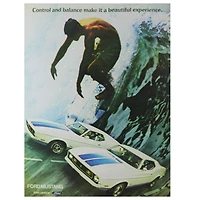 Fiber Optic & LED Ford Mustang Canvas Wall Art