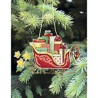 Crystal Art Christmas Tree Toy Plastic Canvas Counted Cross Stitch Kit Set Of Pictures Christmas Toys
