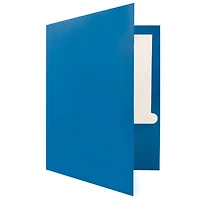 JAM Paper Laminated 2-Pocket Glossy Folders