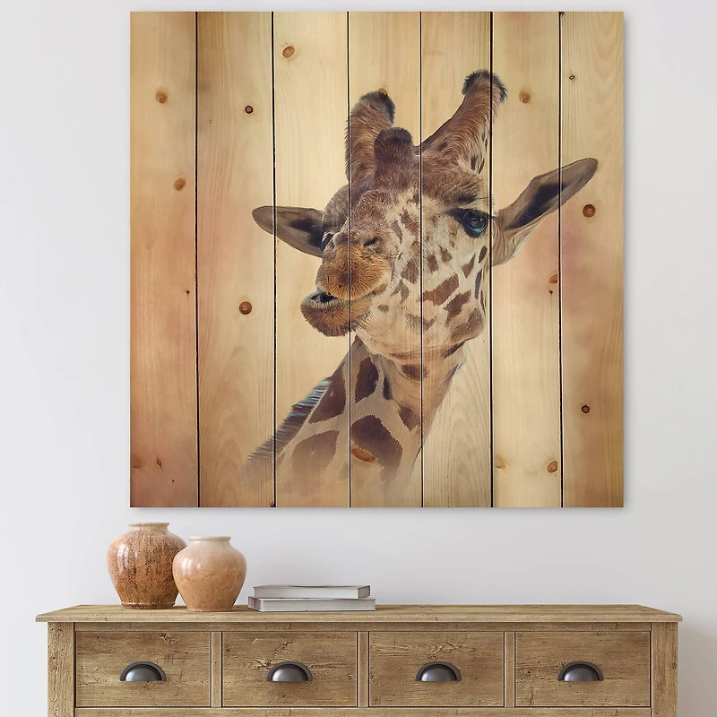 Designart - Portrait of A Giraffe I
