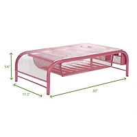 Mind Reader Metal Mesh Monitor Stand & Desk Organizer