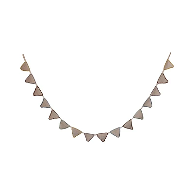 Hello Honey® 6ft. Multicolor Handwoven Crocheted Pennant Garland