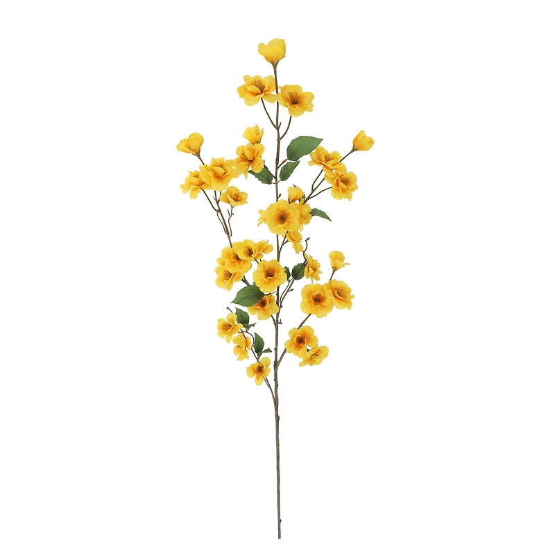 40" Yellow Blossom Branch Stem by Ashland®