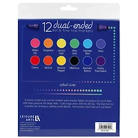 Leisure Arts® Rainbow Dual-Ended & Dot Marker Set
