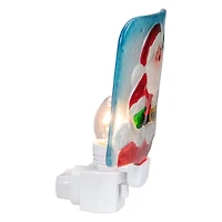 6" Red & White Santa Claus Christmas Night Light
