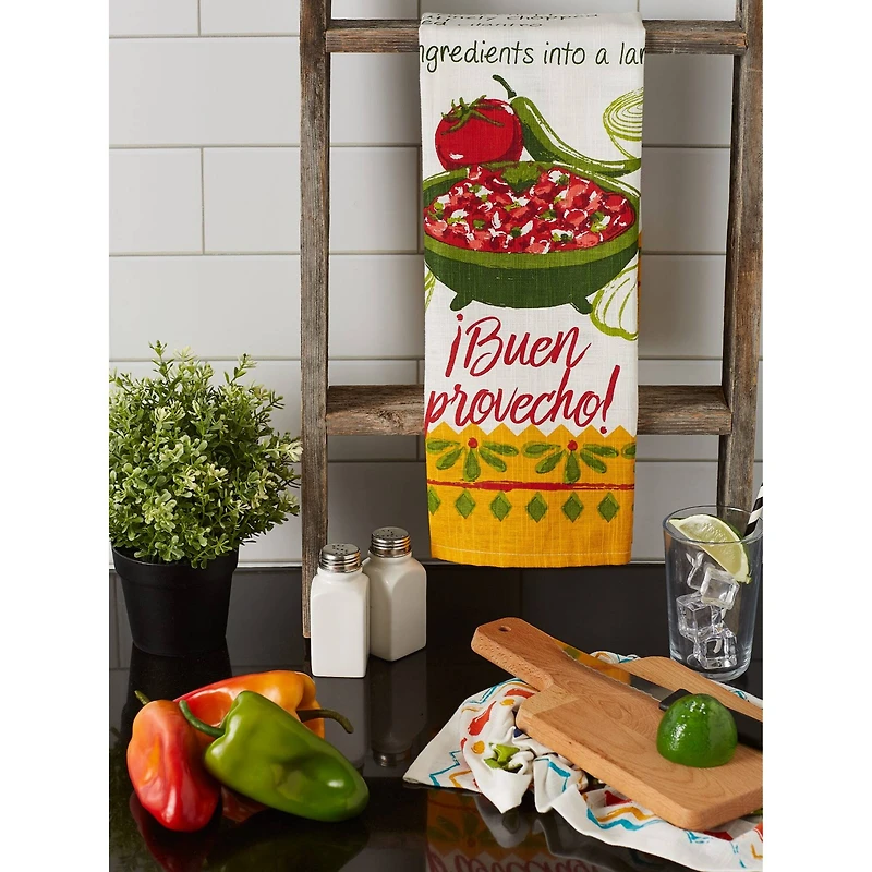 DII® Verano de Fiesta Recipe Dishtowel Set