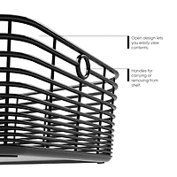 Curver® Aria Medium Black Decorative Basket