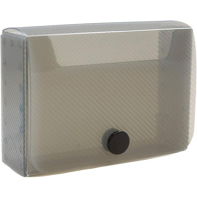 JAM Paper Smoke Plastic Business Card Holder Case