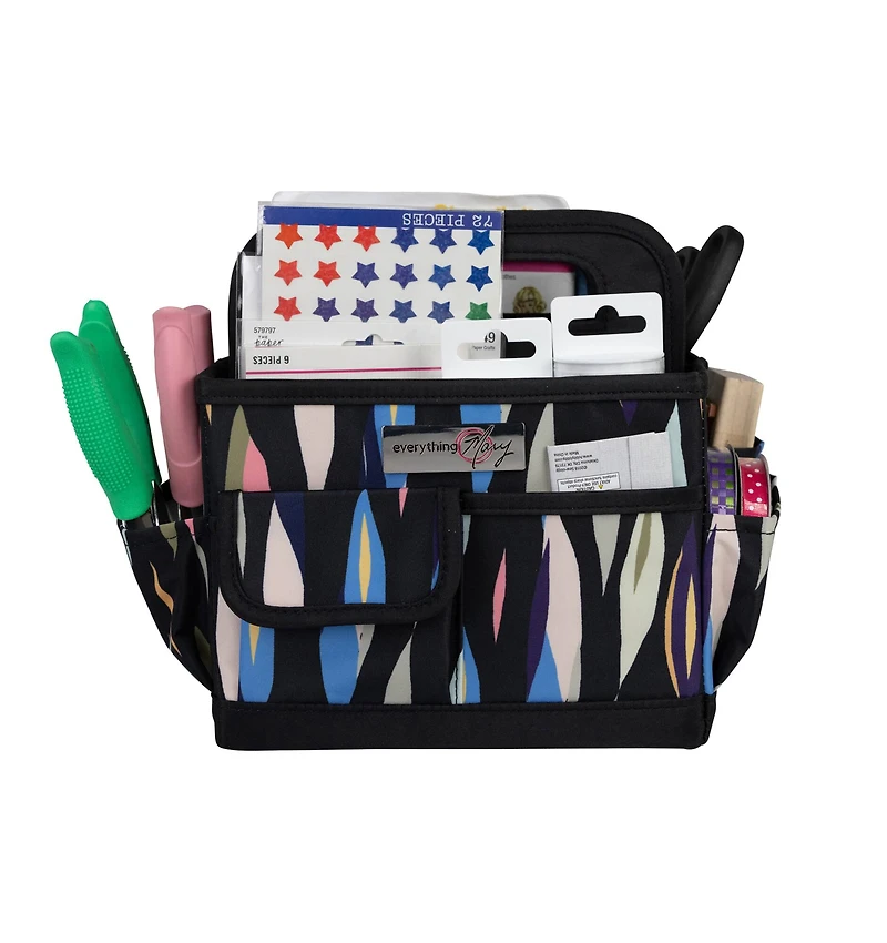 Everything Mary Abstract Print Collapsible Craft Caddy