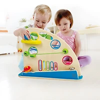 Hape Totally Amazing Roller Derby Wooden Marble Racing Toddler Toy