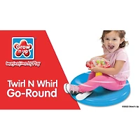 Grow'n Up Twirl 'n Whirl Go-Round Toddler Spinning Activity Toy