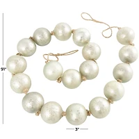 8ft. Extra Long Handmade Glass Beaded Garland with Tassels
