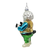 5.25" Photographer Santa Glass Ornament by Ashland®