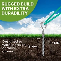 Haute Decor Prime™ 5" Twist In Christmas Yard Stakes, 4ct.