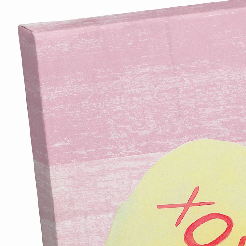 Love Is Sweet Candy Hearts Canvas Wall Art