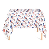 Patriotic Icons Pattern Tablecloth