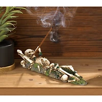 10.5" Skeleton Incense Burner Holder