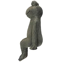 Design Toscano 16.5" Take a Toad Off Sitting Frog Statue