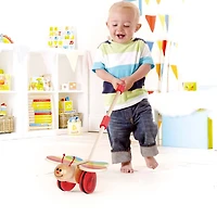 Hape Wooden Push & Pull Butterfly Walking Toy