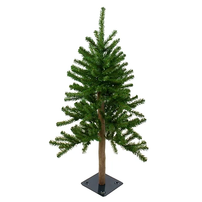3ft. Pre-Lit Alpine Artificial Christmas Tree, Clear Lights