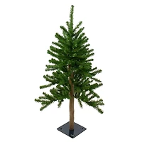 3ft. Pre-Lit Alpine Artificial Christmas Tree