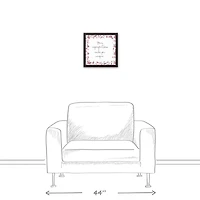 Imperfections are Unique 12" x 12" Black Framed Canvas