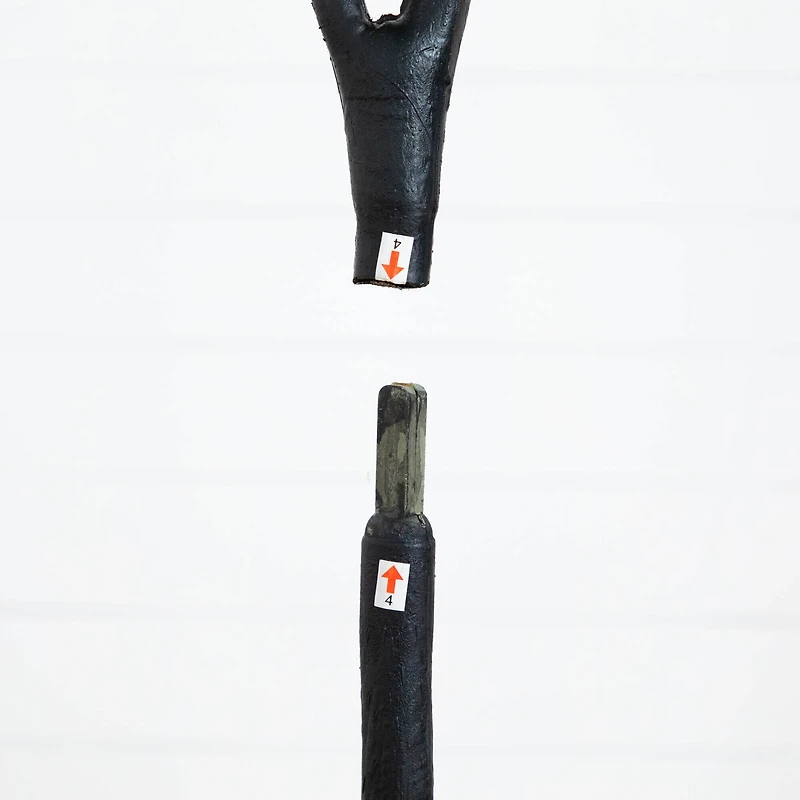 6ft. Artificial Halloween Black Eucalyptus Tree