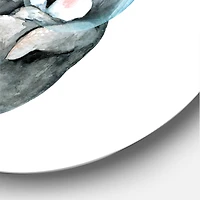 Designart - Little Penguin With Stars and Planets I