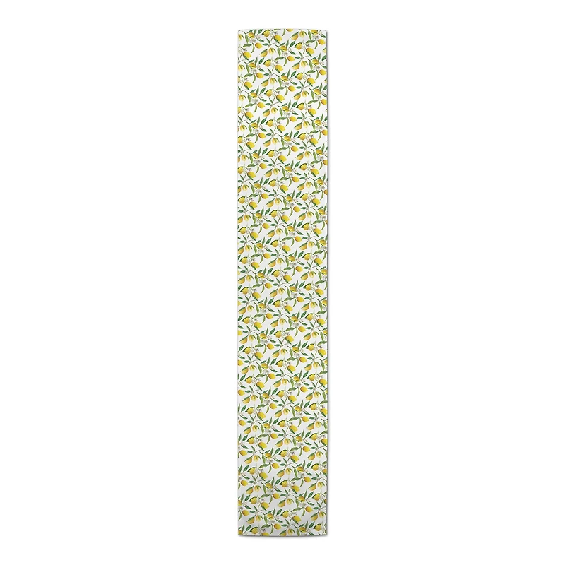 Lemons All Over Outdoor Table Runner