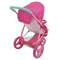 509 Crew Baby Alive Pink and Rainbow Doll Jogging Stroller