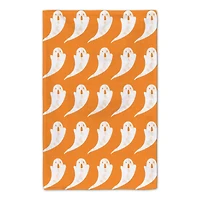 Orange BOO Ghost Tea Towel Set