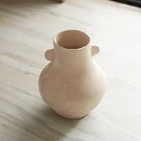 9.75" Recycled Paper Chalk Vase