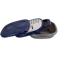 Oster® Bluemarine Navy Flat Grater & Container Set