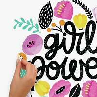 RoomMates Girl Power Peel & Stick Giant Wall Decals
