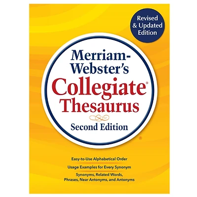Merriam-Webster's Collegiate® Thesaurus, Second Edition