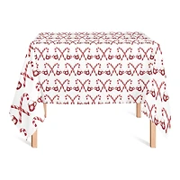 58'' Candy Cane Hot Chocolate Tablecloth