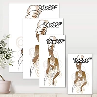 Designart - African American Woman Portraits