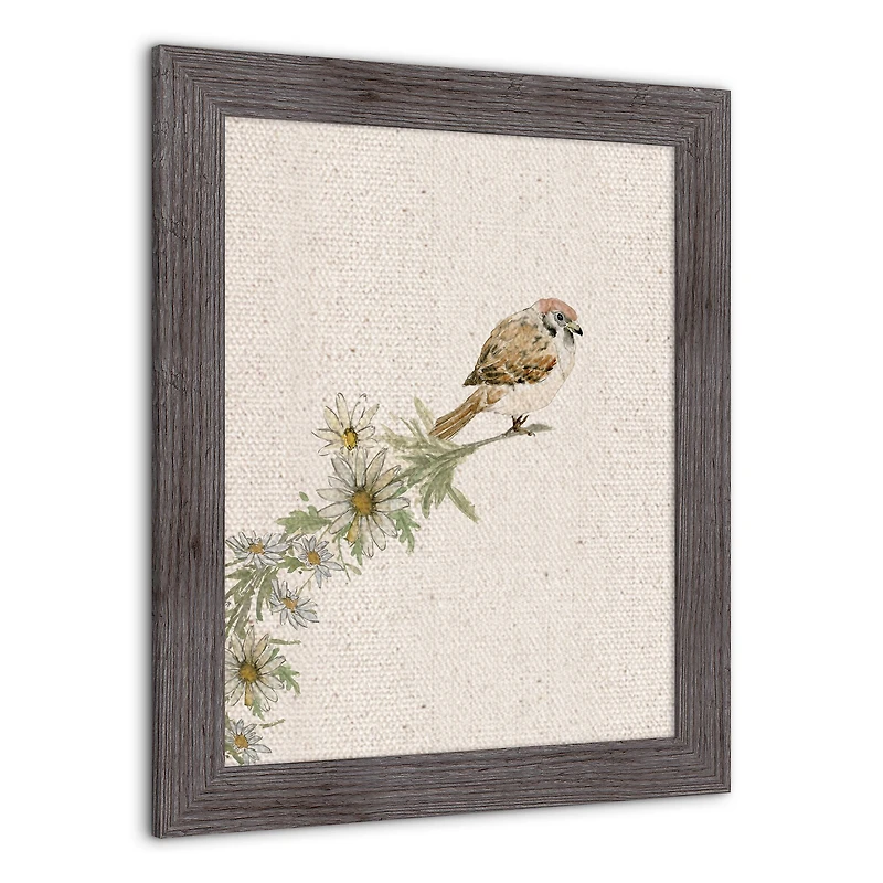 Perched Bird Western Framed Print