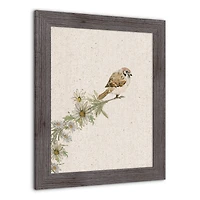 Perched Bird Western Framed Print