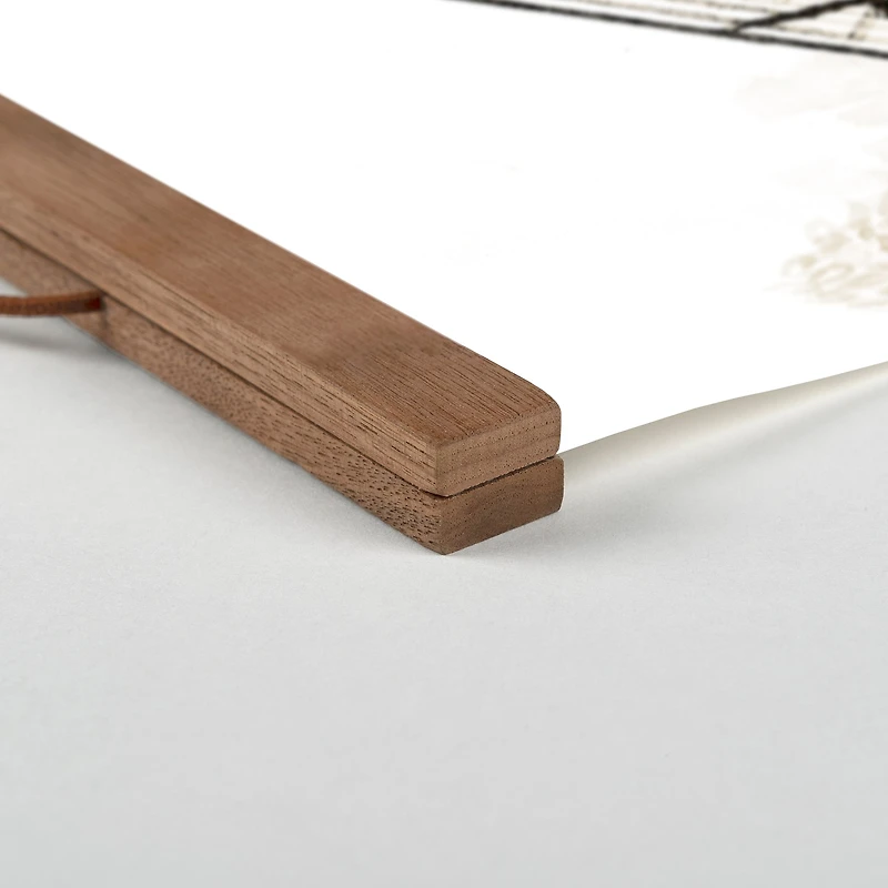 Greenhouse Pathway Teak Hanging Canvas