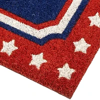 Red, White & Blue Patriotic Welcome Doormat