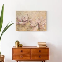 Pink Magnolia 24" x 16" Canvas Wall Art