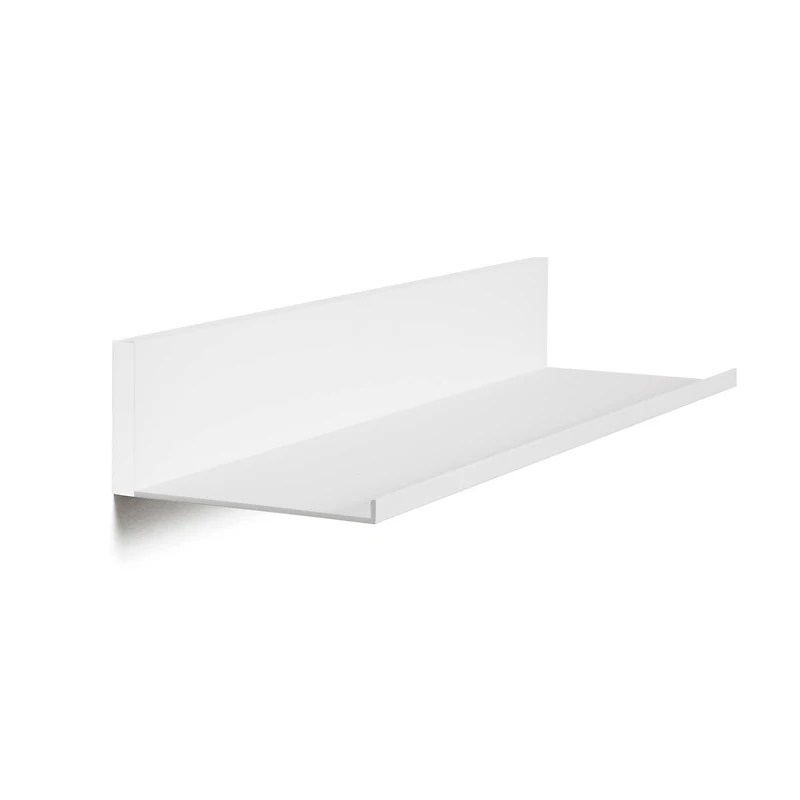 Hangz™ White No Stud 4" Depth Floating Shelf